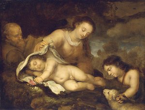 La Sainte Famille avec l