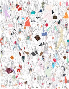 La vie urbaine à la mode