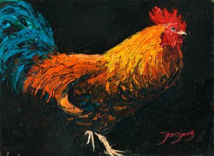 Coq de la ferme Vibrant - Jukyong Park