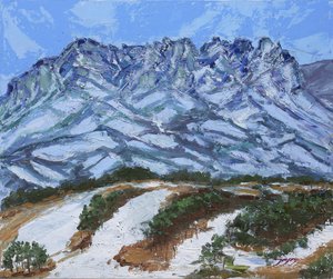 Paysage de montagne en hiver - Jukyong Park