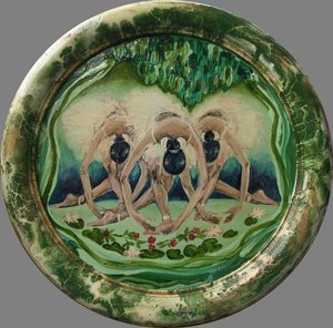 Danse des cygnes -trois danseuses-