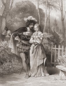 Faust et Gretchen. Faust et Marguerite. - Jules (after) David