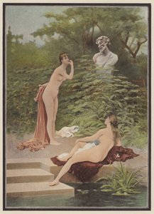 Moquerie, femmes se baignant - Jules (after) Scalbert