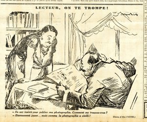 Candide, Satirique en N & B - Jules Abel Faivre