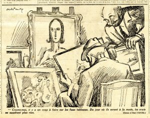 Candide, Satirique en N & B - Jules Abel Faivre
