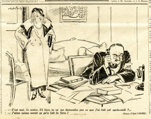 Candide, Satirique en N & B - Jules Abel Faivre