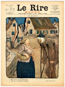 Couverture de "Le Rire Rouge", Satirique en Couleurs