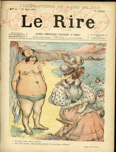 Illustration de Abel Faivre (1867-1945) pour la couverture de Le Rire
