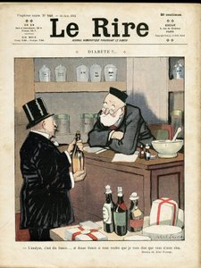 Illustration de Abel Faivre (1867-1945) pour la couverture de Le Rire