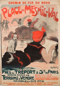 Chemin de fer du Nord. Plage de Mesnil-Val, 1901