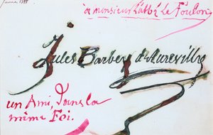 Signature de Jules-Amédée Barbey d