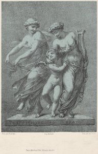 Apollon et les Muses - Jules Boilly after Pierre Paul Prud