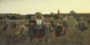 Le Rappel des glaneuses - Jules Breton