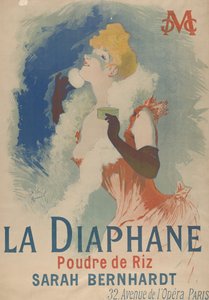 La Diaphane. Poudre de Riz, 1890 - Jules Cheret