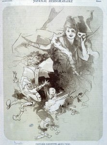 Fantaisie parisienne : Marionnettes - Affiche de Cherret
