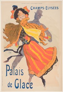 Affiche publicitaire pour le Palais de Glace, Champs-Élysées