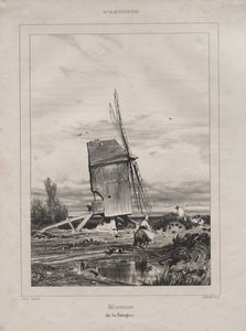 Moulin en Sologne, France, 1835