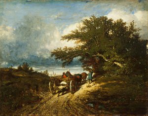 Sur la route, 1856
