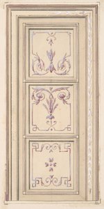 Conception pour un plafond, seconde moitié du XIXe siècle. Créateurs : Jules-Edmond-Charles Lachaise, Eugène-Pierre Gourdet