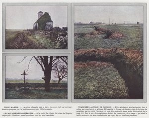 Fosse Martin, Tranchées autour de Nogeon, Le Calvaire de Fosse Martin