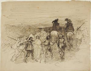 Les troupes en marche - Jules Jacquet