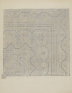 Couvre-lit en mèche, vers 1936 - Jules Lefevere
