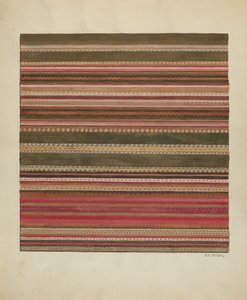 Tapis tissé à la main - Jules Lefevere