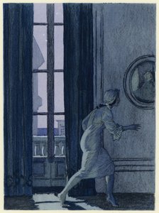 Illustration pour les mémoires de Casanova (lithographie couleur) - Jules Marie Auguste Leroux