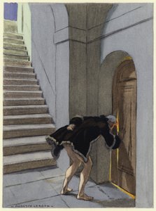 Illustration pour les mémoires de Casanova (lithographie couleur) - Jules Marie Auguste Leroux