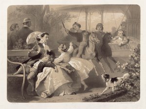 Le manège à Saint-Cloud, gravé par Regnier, Bettanier et Anthony Morlon (1834-1914)