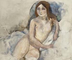 Jeune Fille Blonde Posant, 1912