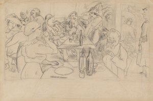 Scène de café