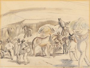 Moissonneurs, 1917 - Jules Pascin