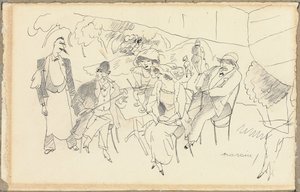 Scène de figures - Jules Pascin
