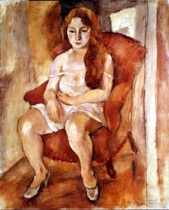 Femme Assise - Jules Pascin