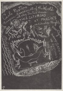 Sans titre (Invitation à la fête chez Jules Pascin) - Jules Pascin