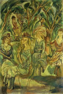 Femmes dans le parc
