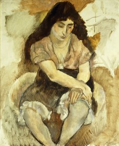 Jeune fille assise, 1921