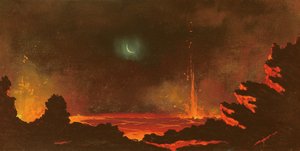 Volcan, Hawaï, 1888