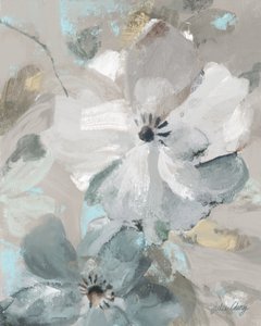 Fleurs abstraites aux teintes douces - Julia Cheney