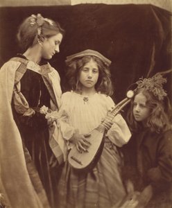 Groupe de ménestrels, 1867 (photo) - Julia Margaret Cameron