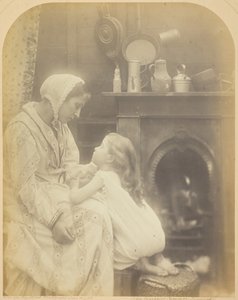 Mme Rachael Gurney Que Dieu ramène père sain et sauf, Trois pêcheurs sont partis en mer..., vers 1872-74 - Julia Margaret Cameron