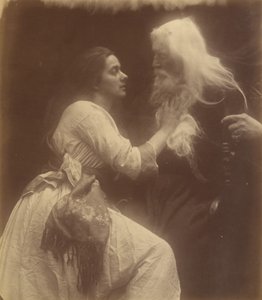 Vivien et Merlin, septembre 1874 - Julia Margaret Cameron