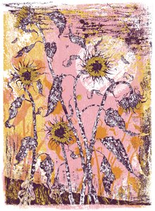 son sine sole iris, 2016 (sérigraphie) - julia McKenzie