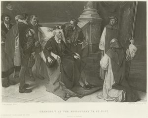 Charles V au monastère de Saint-Just