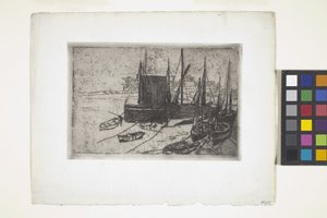 Bateaux à Port Erin - Île de Man - Julian Alden Weir