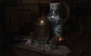 Nature morte dans le studio - Julian Alden Weir
