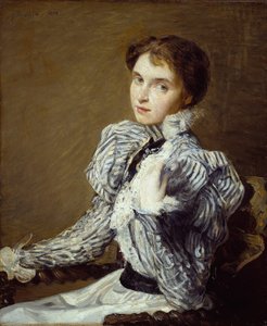 Le Corsage gris - Julian Alden Weir