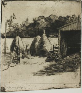 Les Meules - Julian Alden Weir