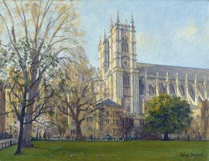 Abbaye de Westminster depuis Deans Yard